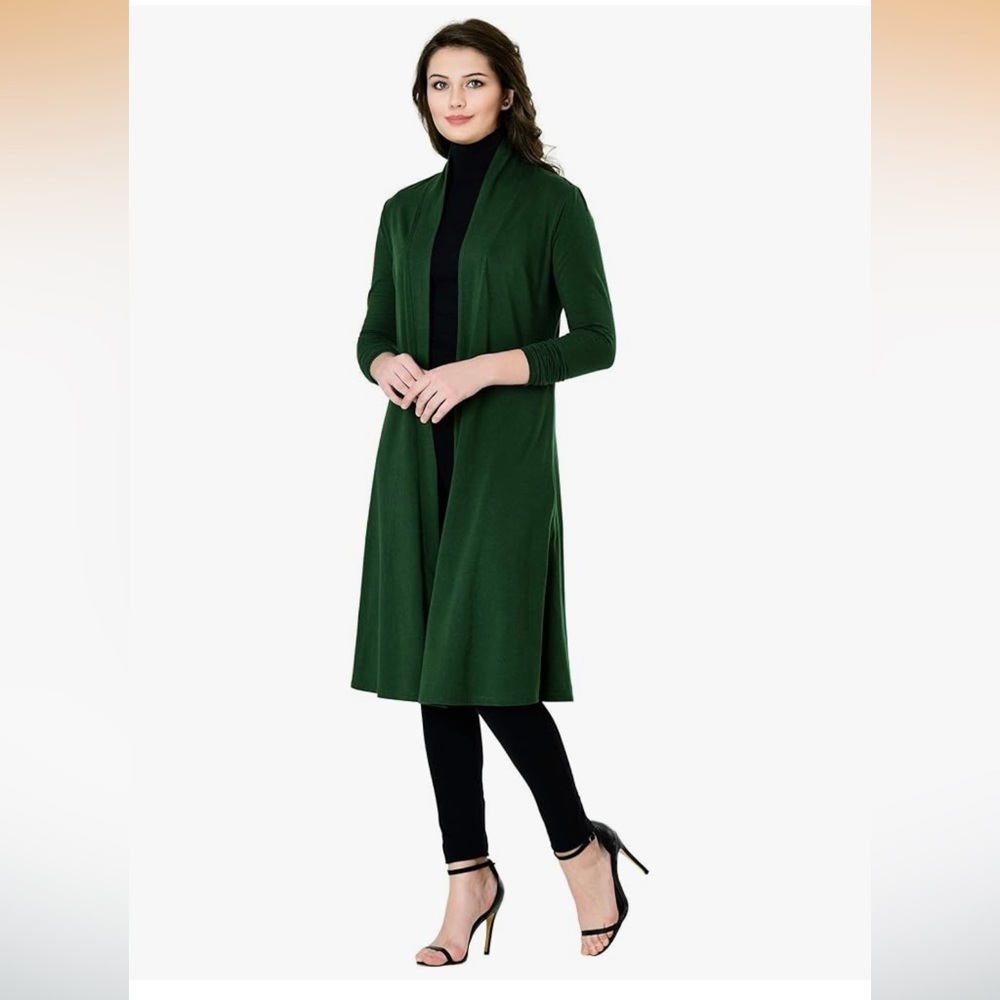 eShakti Green Women's Sweater